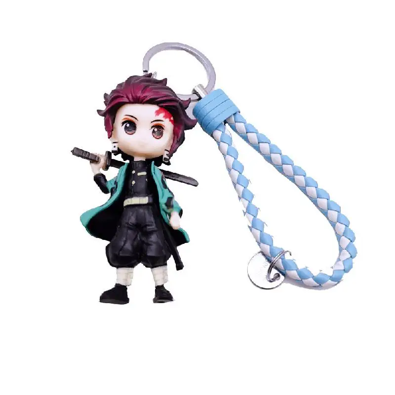 Брелок с лезвием призрака из древесного угля Zhilang акриловая цепочка для ключей