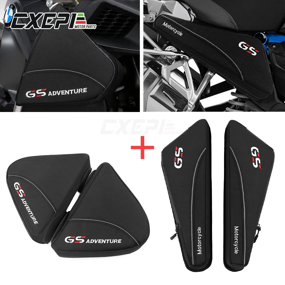 

Front and rear Motorcycle Repair Tool Placement Bag Frame Triple-cornered Package Toolbox For BMW R1200GS ADV 2014-2016 2017