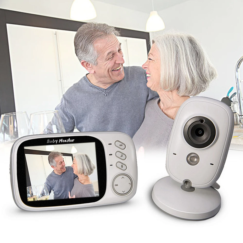 Wireless Video Color Baby Monitor Pet LCD 3.2 inch 2 Way Audio Talk Night Vision Surveillance Security Camera | Дом и сад