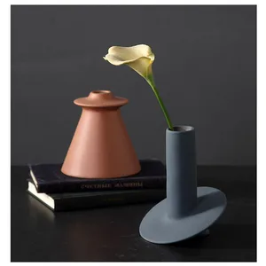 Image for Nordic geometric irregular vase ceramic decoration 