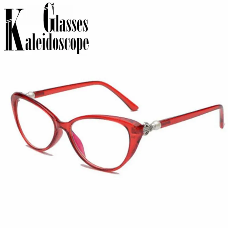 Очки для чтения кошачий глаз женские элегантные очки с жемчужинами рецепта