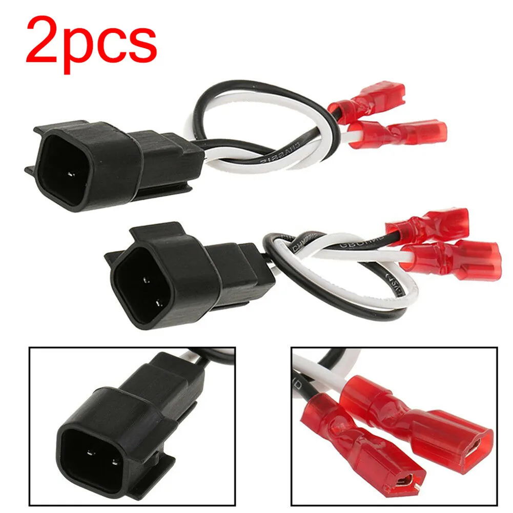 

2pcs Adapter Cable Connector For Mazda3 2004-2009 Speaker Quality Durable