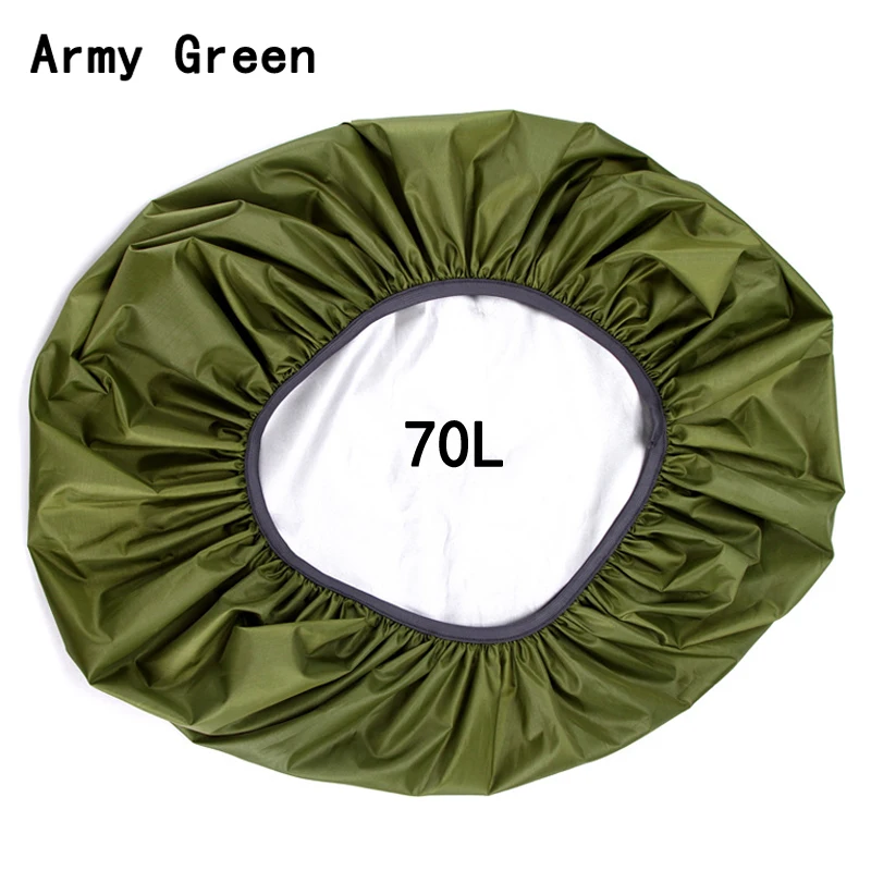 Army 70L 35L 45L 55L 70L 80L рюкзак дождевик походный туристический Водонепроницаемый пылезащитный спортивный мешок Сверхлегкий Открытый инструмент - Цвет: Army 70L