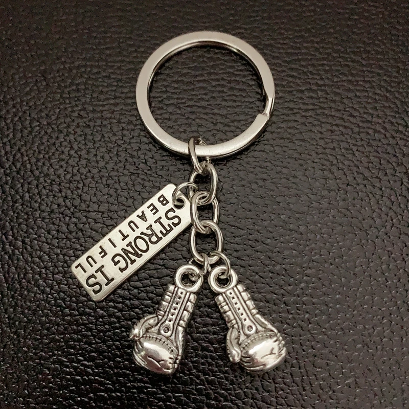 Новинка брелок боксерские перчатки подвеска спортивные брелки DIY боевые