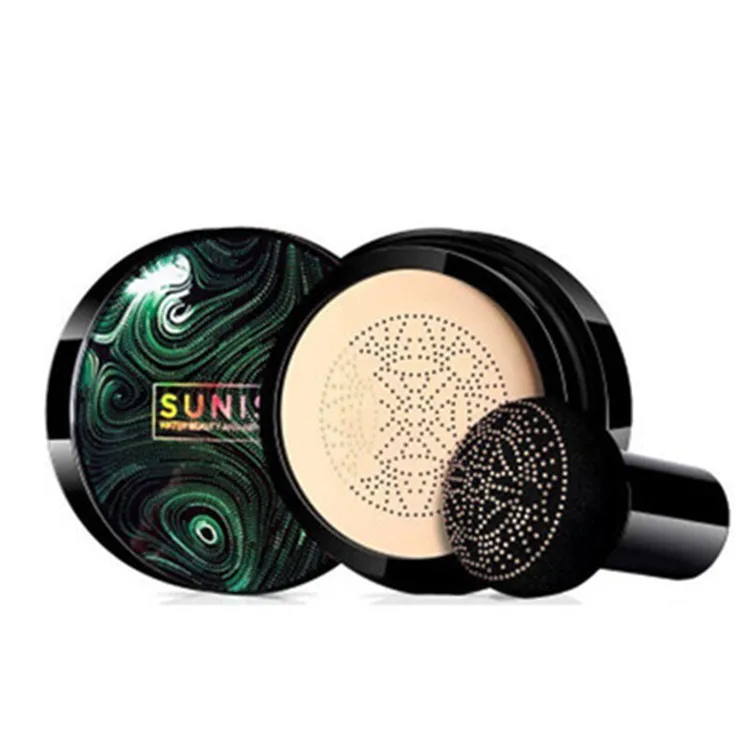 

BB Air Cushion Foundation Mushroom Head CC Cream Concealer Whitening Makeup Cosmetic Waterproof Brighten Face Base Tone Tool