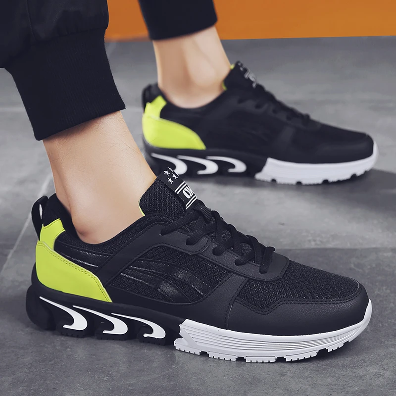 Бесплатная доставка Мужская прогулочная обувь с лезвиями белые кроссовки 90