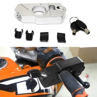 a0ne commonly used cycling equipment motorcycle safety locks anti rust handlebar lock aluminum alloy locks