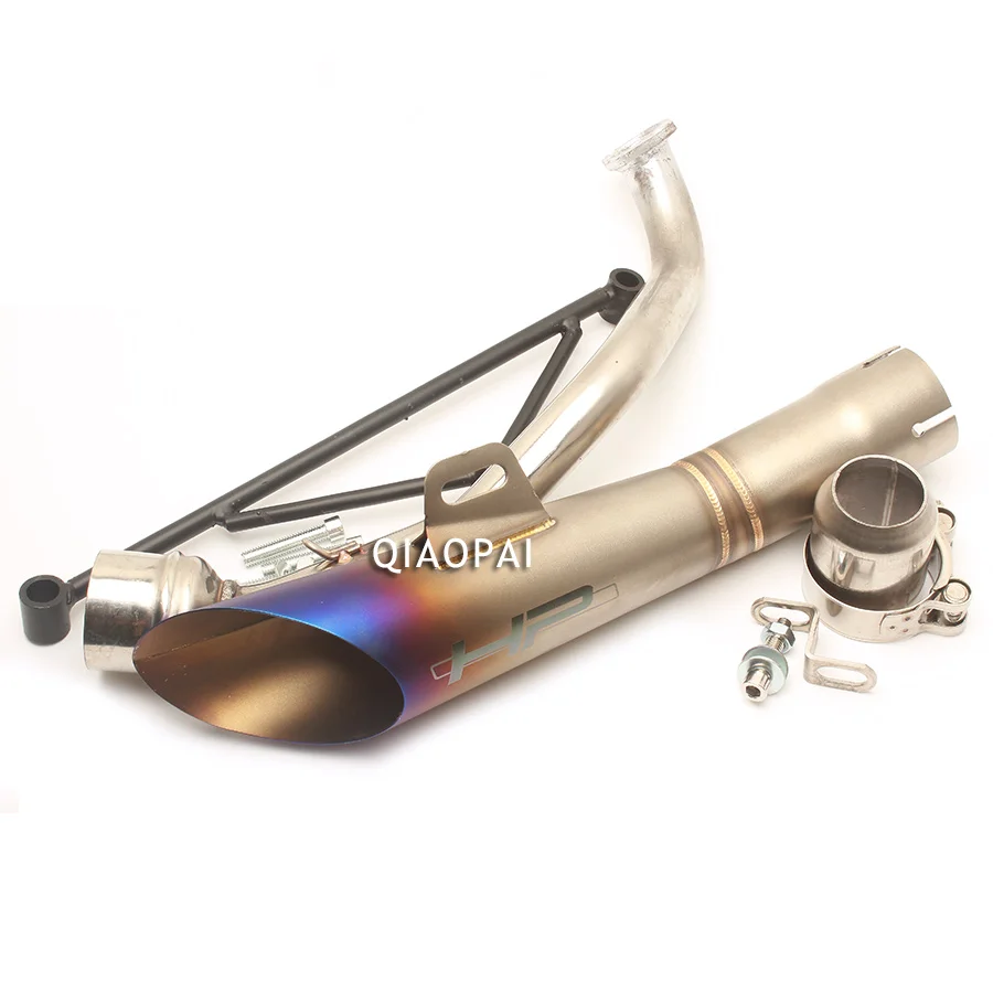 Мотоциклетная выхлопная труба глушитель GY6 средняя Соединительная скутер Escape