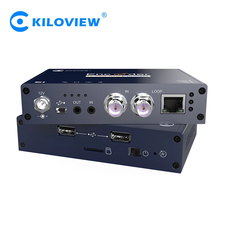 

Low Dela H.264 IPTV Streaming 1080P SDI to RTMP RTSP SRT Encoder
