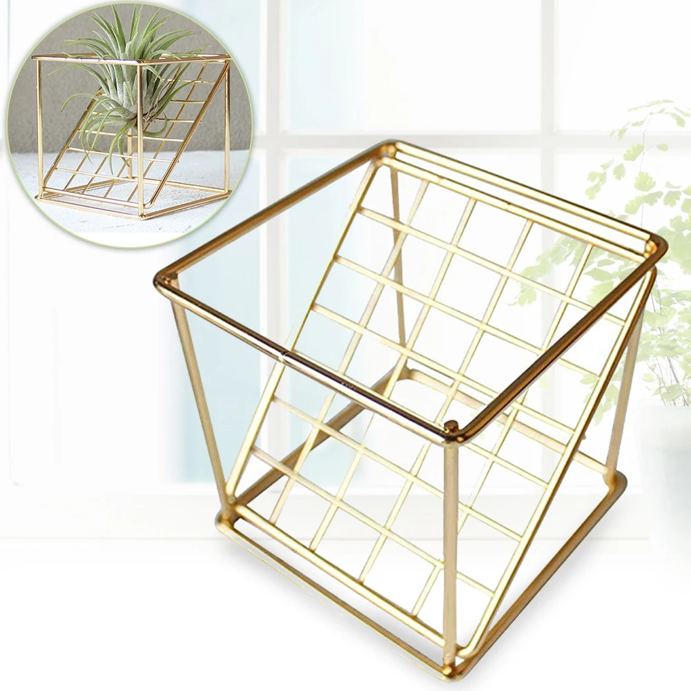 Железный воздушный декор для полки сосуд автономный геометрический сетка