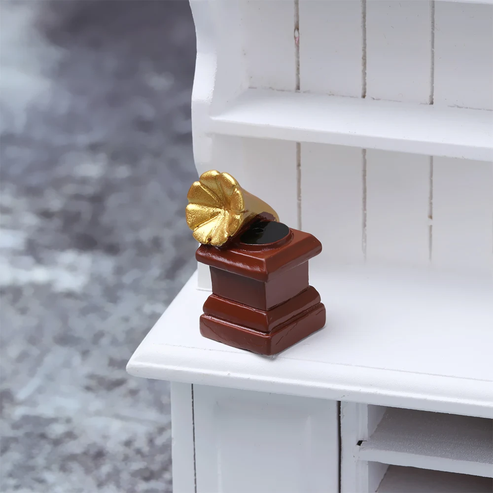 1 шт. Ретро полимерная мебель фигурка мини пианино телефонная модель телевизора