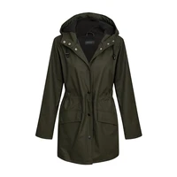 womens jacket coat ladies khaki black fleece lined rain coat women