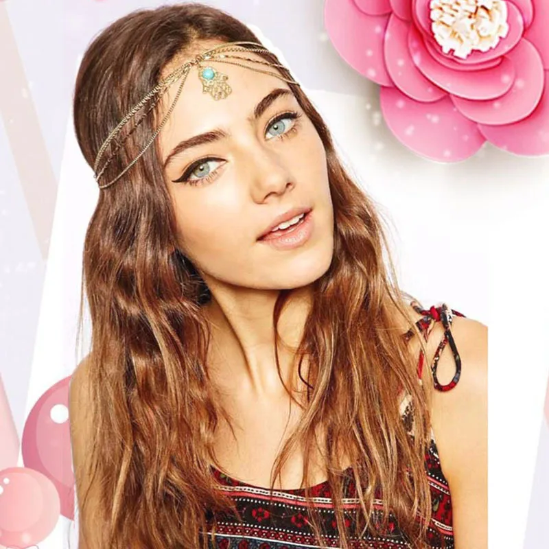 

Headdress Headwear Headband Tiara Fashion Trend Bohemian Angel Eyes Headband Wedding Accessories Hair Jewelry