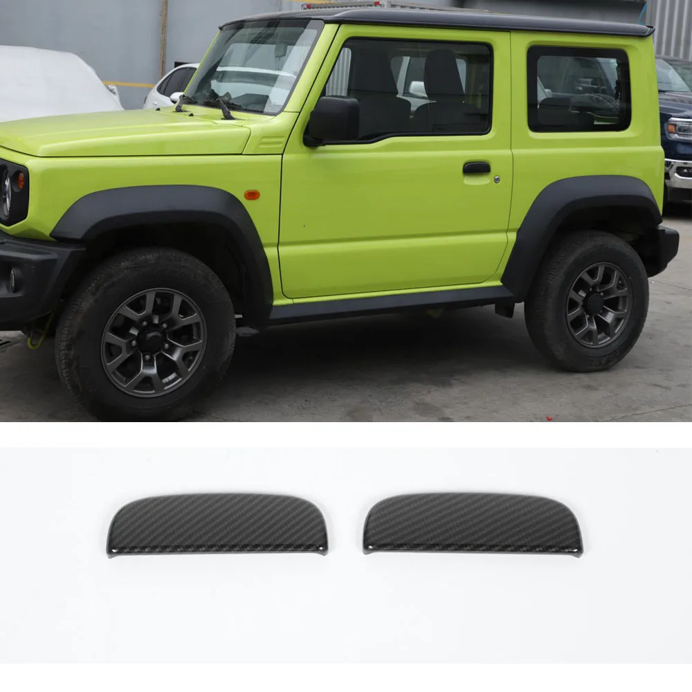 

For Suzuki Jimny 2019 Up Car Exterior Door Handle Grab Cover Stickers New Auto Styling Moldings 2pcs/set