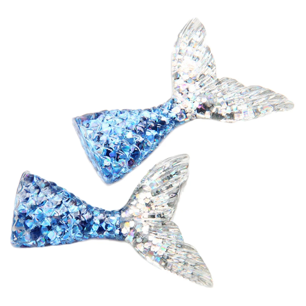 1 шт. Разноцветные Подвески в виде хвоста русалки ручной работы подвесные