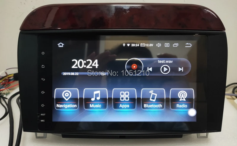 Ouchuangbo android 9 0 радио gps навигация для Mercedes Benz S W220 с 8 ядерным процессором 4 Гб RAM 64