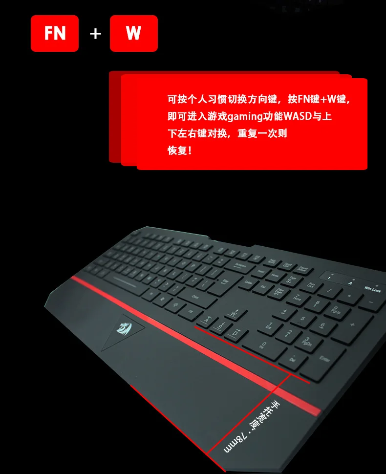 Ультратонкий для Redragon K502 RGB игровая клавиатура RGB светодиодный Подсветка 104 клавиша Бесшумная клавиатура с подставкой для запястья для ПК игры