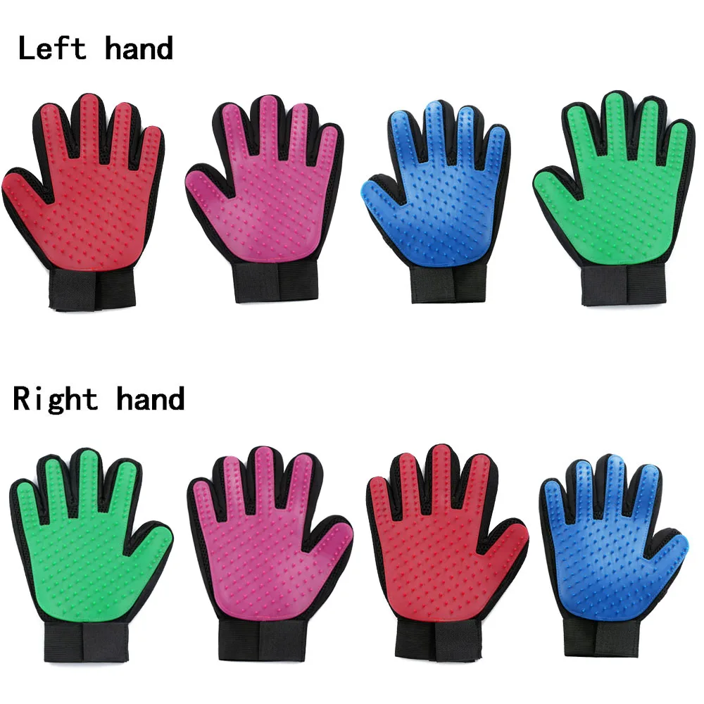 

Pet Hair Remover Glove Comb Pet Dog Cat Grooming Cleaning Glove Deshedding Hair Remover Massage Brush Home Cleaning Supplies