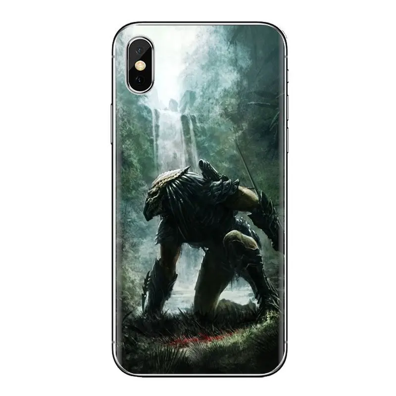 Для iPod Touch Apple iPhone 4 4s 5 5S SE 5C 6 6S 7 8 X XR XS Plus MAX мягкие прозрачные чехлы-оболочки Чужой