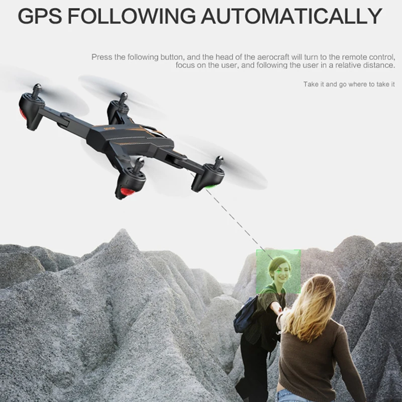 VISUO XS812 Дрон gps позиционирование следуй за мной 4K 5G wifi FPV камера Дрон профессиональная широкоугольная камера Квадрокоптер RC Дрон VS F11