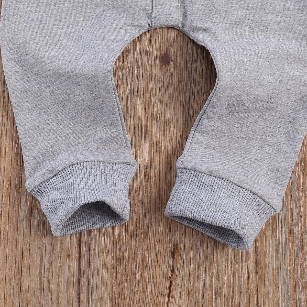 2 Pcs Baby's Casual Suit Solid Color Long Sleeve Hoodie with Cute Ears Loose Button Decoration Trousers Daily Life | Детская одежда