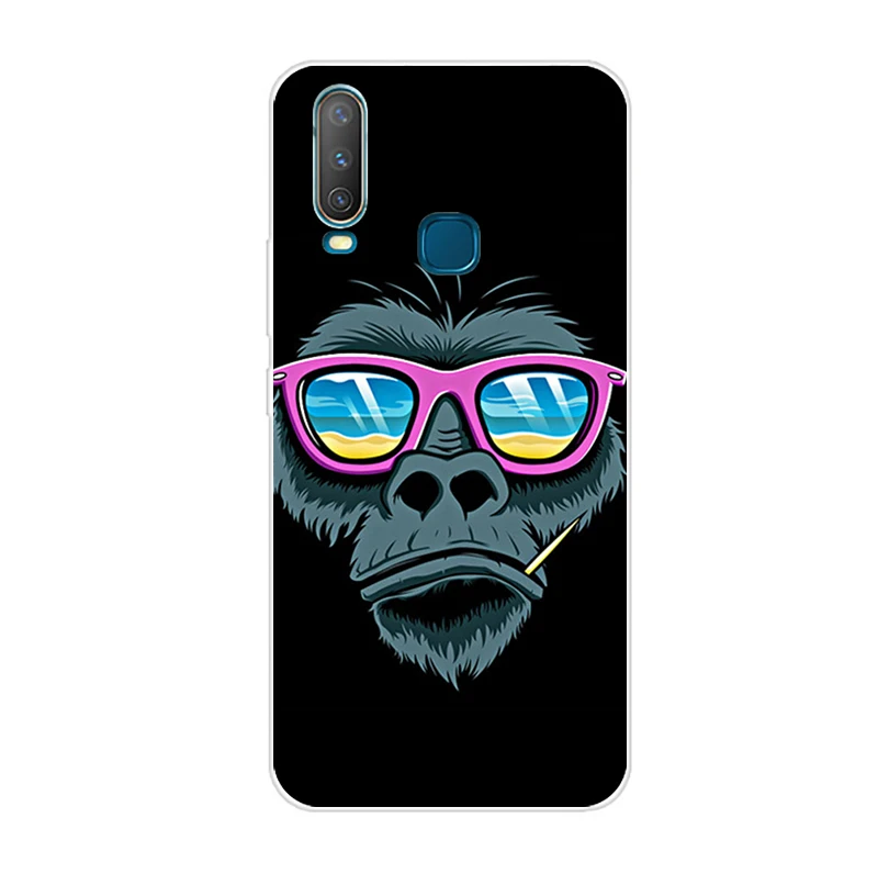 Лаванда 6,35 ''для Vivo Y17 Y15 Y 12 y 3 чехол мягкий TPU телефон крышка для Vivo Y 17 Y 15 Y 12 y 3 задняя крышка чехол силиконовый Coque Cool Funda - Цвет: Лаванда
