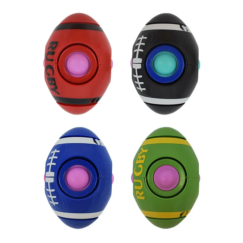 Популярный новый дизайн простой ручной попрыгивающий регби пузырьки сенсорные