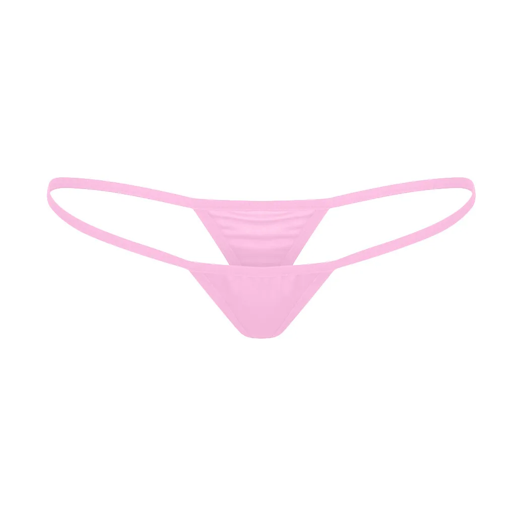Sexy Women Lace V-string Briefs Panties Thongs G-string Lingerie Underwear Solid Color breathable and cute | Женская одежда