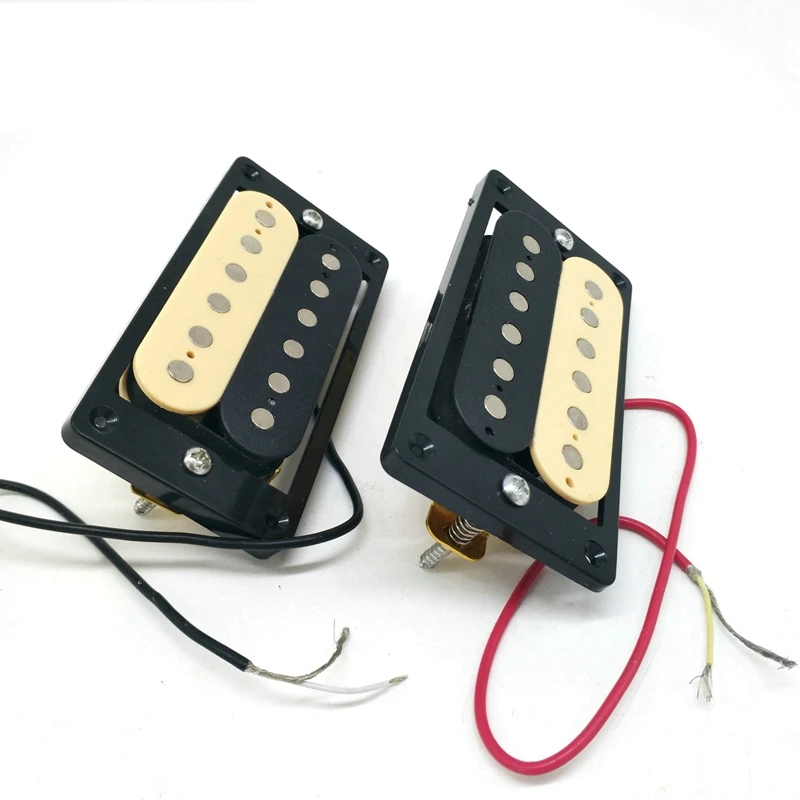 4pcs elektrische gitarre pickups 5052 zebra konfrontiert humbucker doppel coil elektrische gitarre pickups free global shipping