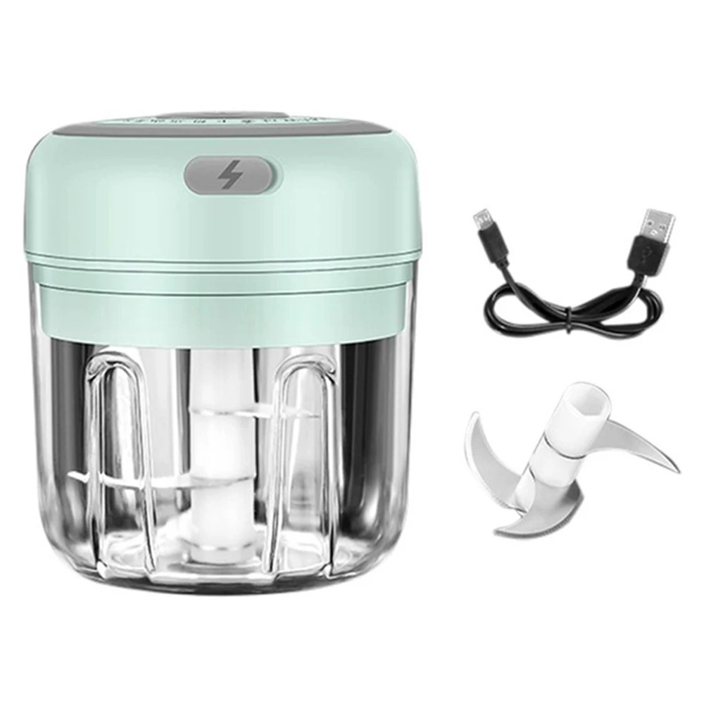 

Electric Mini Food Garlic Vegetable Chopper Garlic Press USB Charging Masher Machine Crusher Kitchen Chopper Meat Grinder Tools