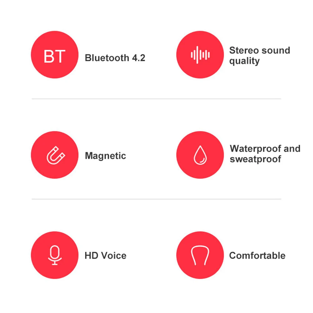 Q9 Влагозащищенные магнитные Беспроводные Bluetooth 4 2 шейные спортивные наушники