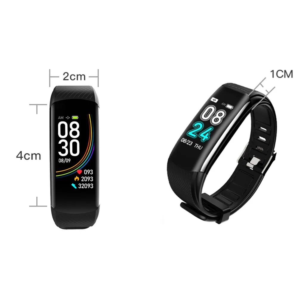 

C6S Smart Bracelet Multifunction Fitness Wristband Blood Pressure Heart Rate Monitor Health Wristband For Android IOS