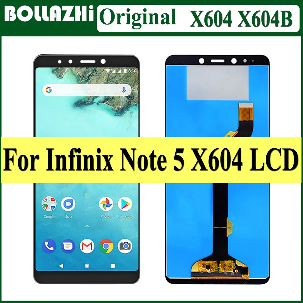 6 0 &quotоригинальный X604 ЖК-дисплей для Infinix Note 5 X604B кодирующий преобразователь