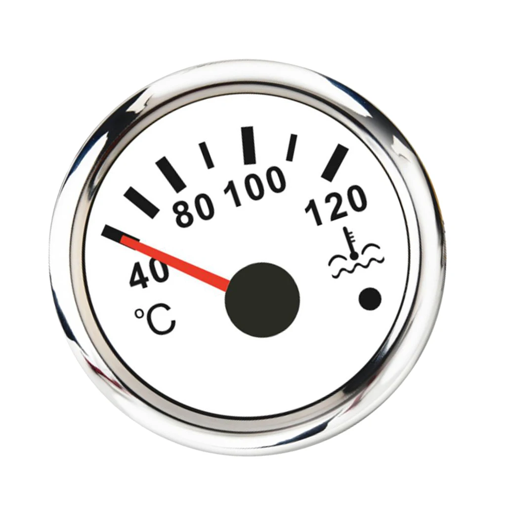 Автомобильный датчик температуры воды 2 дюйма 52 мм измеритель светодиодный