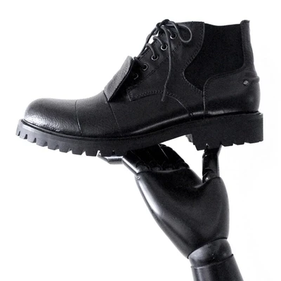 Wo/мужские модные ботильоны из натуральной кожи Туфли оксфорды на шнуровке с