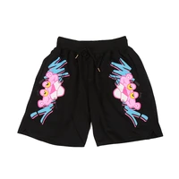 bg basketball shorts pink panther embroidery sewing zip pocket outdoor sport big size various styles black sandbeach shorts