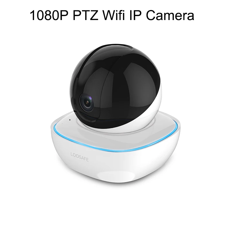 LOOSAFE сети IP Камера 1080P PTZ wi-fi панорамная IP Камера домашнего видеонаблюдения Камера 2 способ звуковой сигнал Ночное видение H.264 Крытый CMOS 3,6 мм 2MP Wi-Fi Камера Поддержка Windows ПК смартфонов IOS и Android