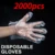Одноразовые перчатки 2000 шт., прозрачные экологически чистые пластиковые перчатки для ресторана, барбекю, кухни, сада - изображение