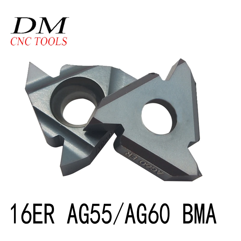 

Токарные инструменты, твердосплавные втулки для токарного станка, 10 шт. 16ER AG60 AG55 BMA