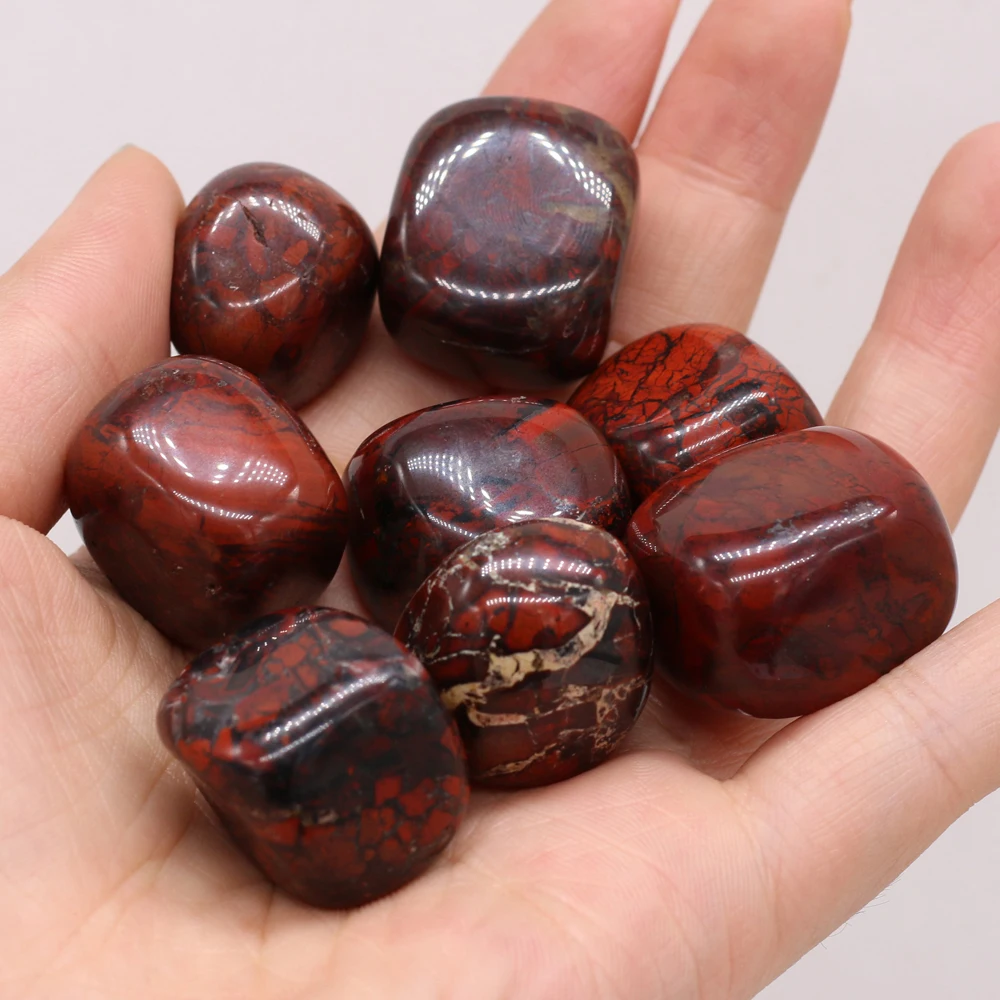 

Redstone Natural Semi-precious Stone Irregularly Shaped Ornaments Polished Gem DIY Jewelry Accessories Bedroom Office Decoration