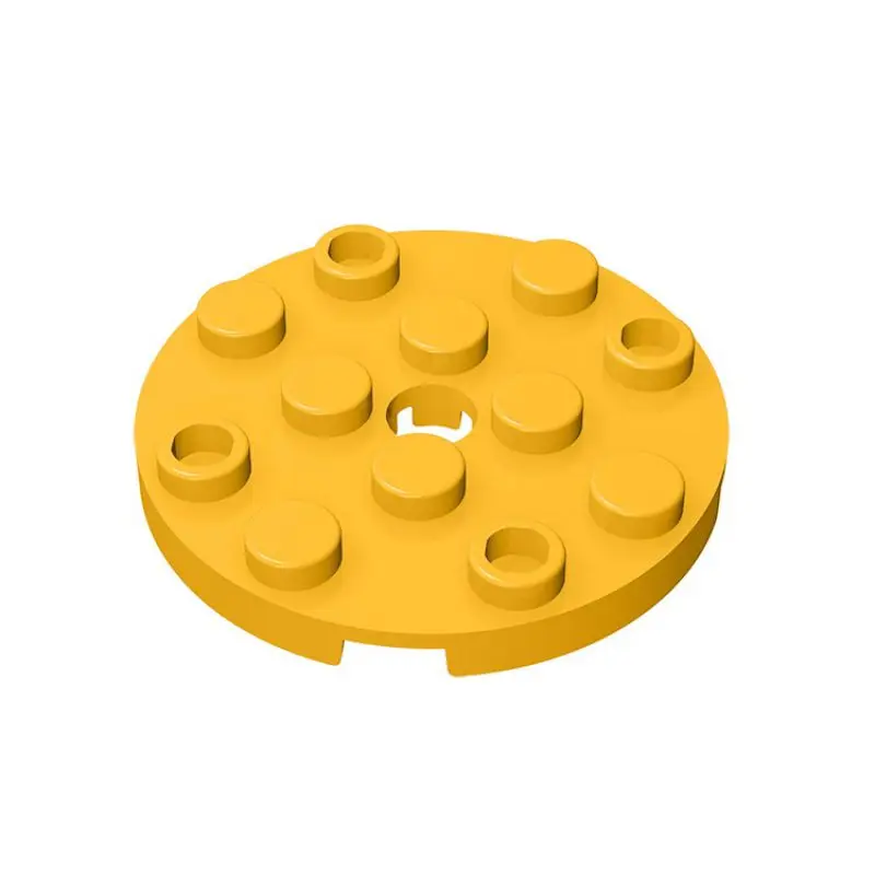10 шт. круглая пластина MOC DIY 60474 4x4 с отверстием для булавки строительных блоков