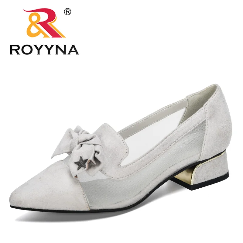 Женские дизайнерские босоножки ROYYNA Босоножки на каблуке с бантом-бабочкой