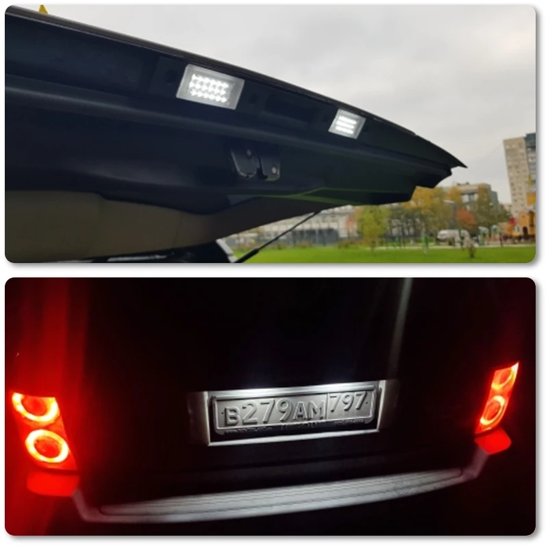 2x подходит для Land Rover Ranger L322 2003-2012 без ошибок SMD белый светодиод подсветка