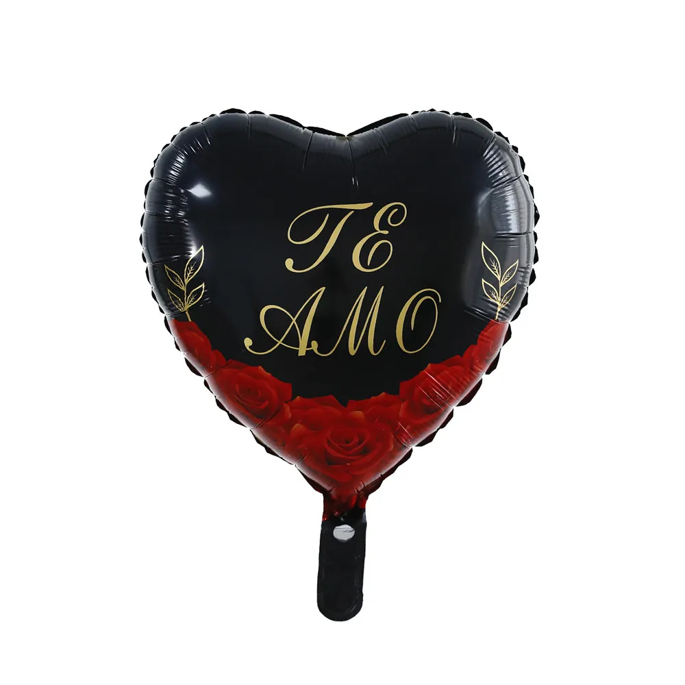 Воздушные шары из фольги в форме сердца 18 дюймов 10 шт.