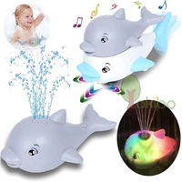 baby bath toys spray water shower swim pool bathing toys for kids electric whale bath ball with light music led light toys gift