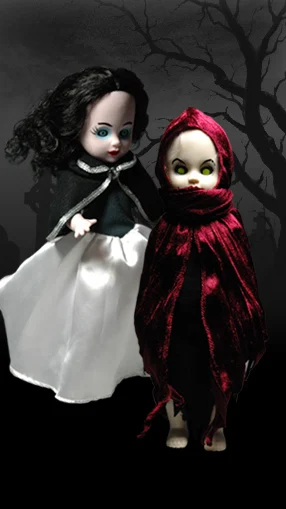 

Vogue Living Dead Dolls Scary Tales Vol.4 Snow White and The Evil Stepmother the Queen 26cm Mezco Action Figure Toys