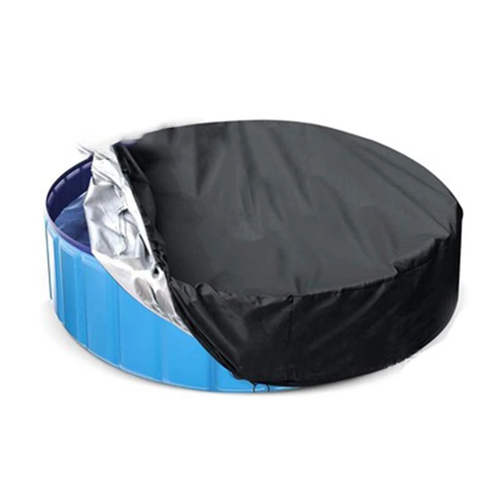 

Pool Cover Round Oxford Cloth Swimming Pool Tub Cover 366 cm Outdoor Bubble Blanket Accessories Playing Relax Tool Garden