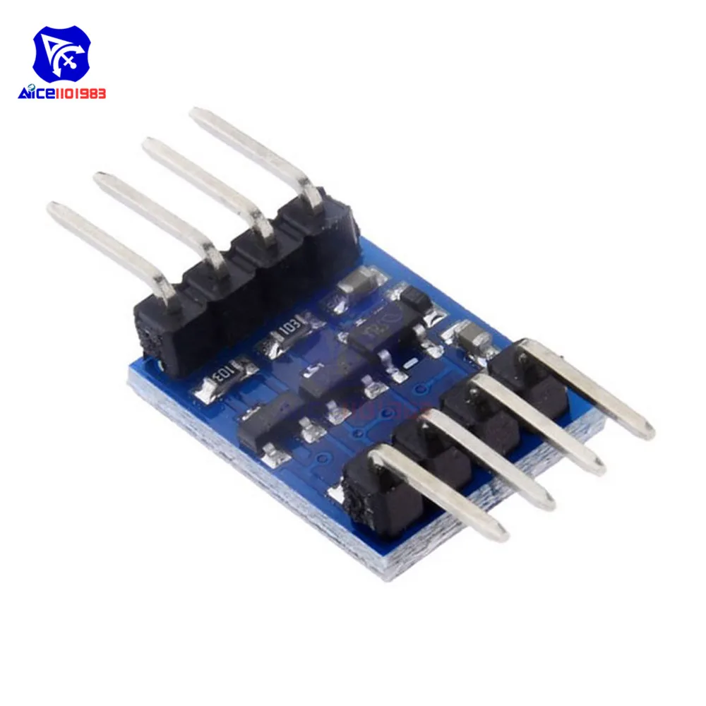 2 ходовой модуль преобразования уровня diymore шт./лот IIC I2C 5 В 3 в преобразователь с