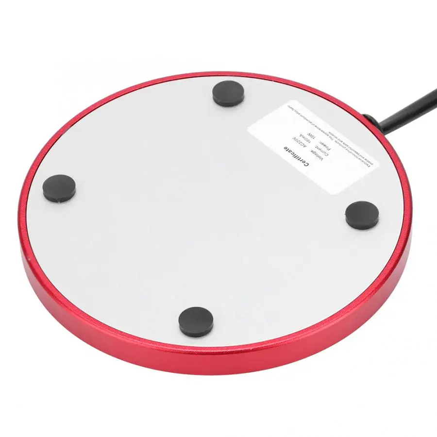 Умная электрическая чашка с подогревом сенсорным экраном водонепроницаемая 15 Вт