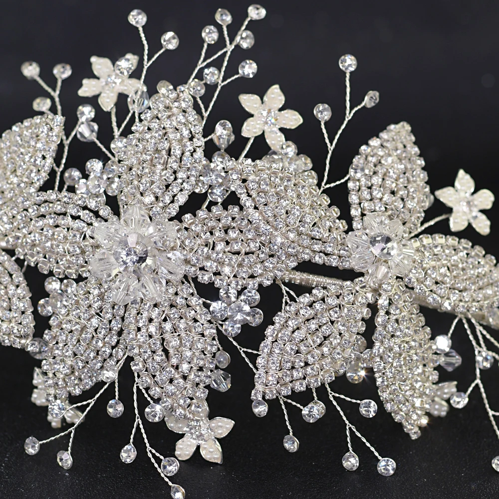 TRiXY H252-S Stunning Diamonds Wedding Hair Accessory Crystal Pageant Crown Bridal Tiaras Tiara crown | Свадьбы и торжества